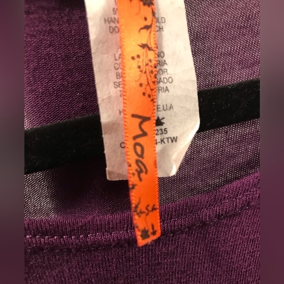 🆕💜NEW BOUTIQUE VERSATILE PURPLE DOLMAN TUNIC DRESS SZ S BY MOA 💜 - Picture 8 of 12